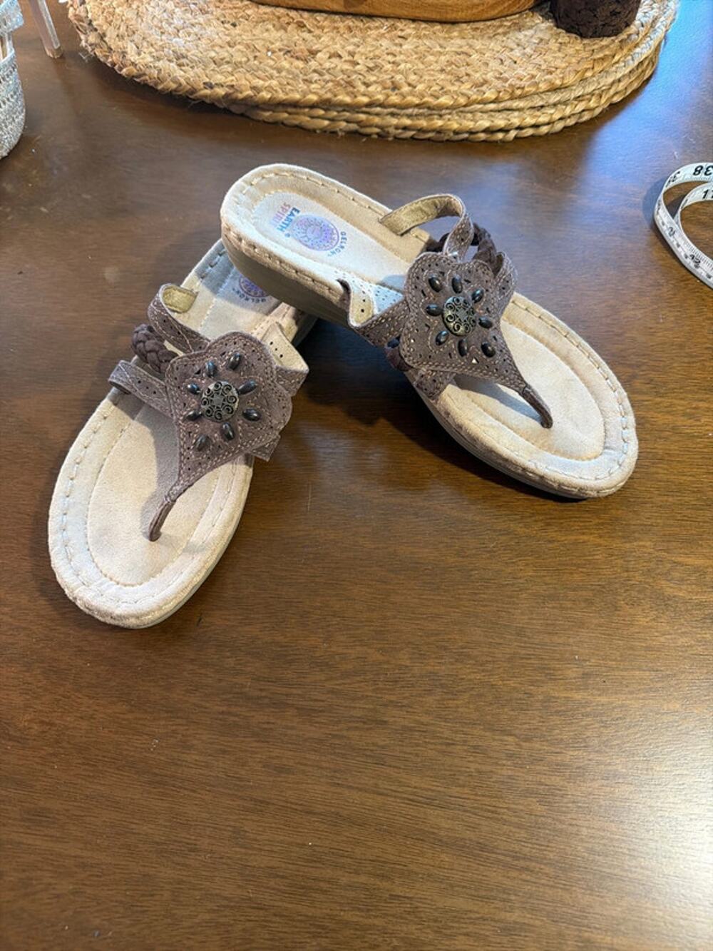 Glen, Ron, Earth spirit, leather comfort, slides 8 571